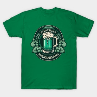 St Patricks Freshly Brewed Shenanigans - Irish Beer Brewery T-Shirt